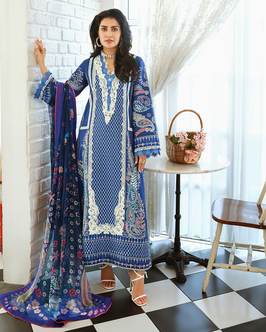 Mushq | Amoi Luxury Lawn | Moonlit Dreams - by Libayah - Registered Vendor of : Mushq - 100% Original Designer Dress