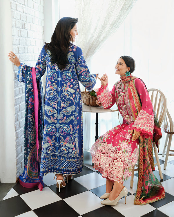 Mushq | Amoi Luxury Lawn | Moonlit Dreams - by Libayah - Registered Vendor of : Mushq - 100% Original Designer Dress