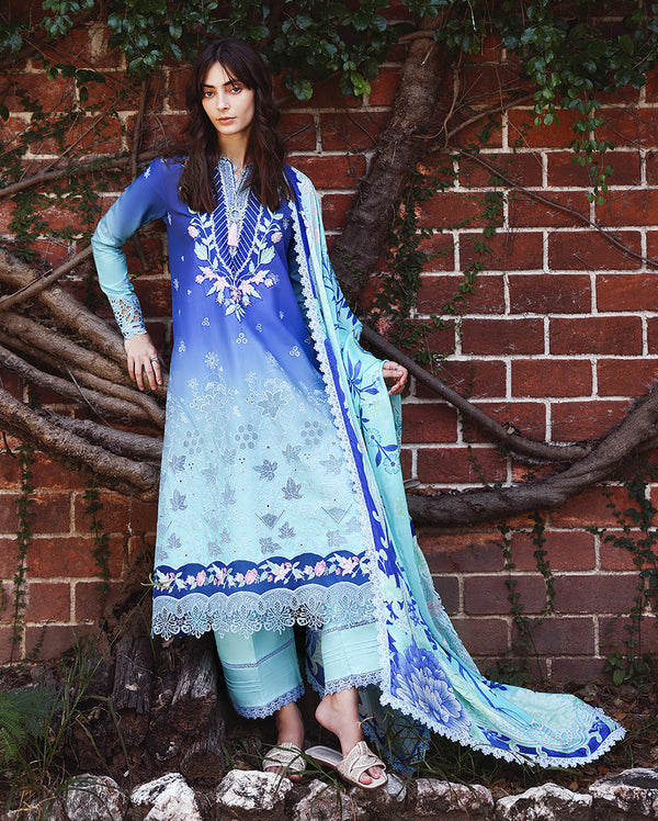 Mushq | Solace Ombre Chikankari | Moonlit Ease - by Libayah - Registered Vendor of : Mushq - 100% Original Designer Dress