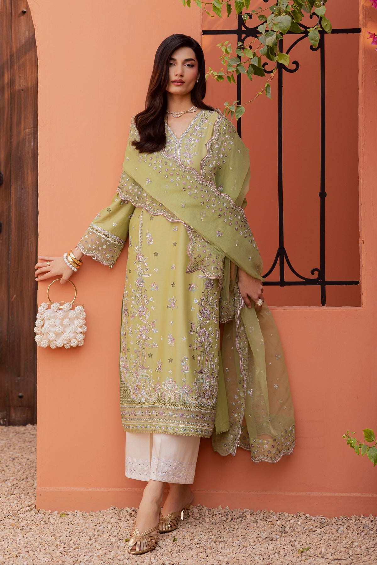 Batik | Festive Eid 26 | Mor Bagh - by Libayah - Registered Vendor of : Batik - 100% Original Designer Dress