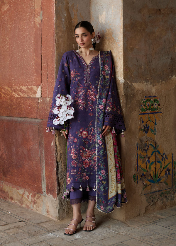 Hussain Rehar | Zan SS26 | Mor by Hussain Rehar - Designer Dress  - Type : Ladies Clothes - Available at Libayah - 100% Original 