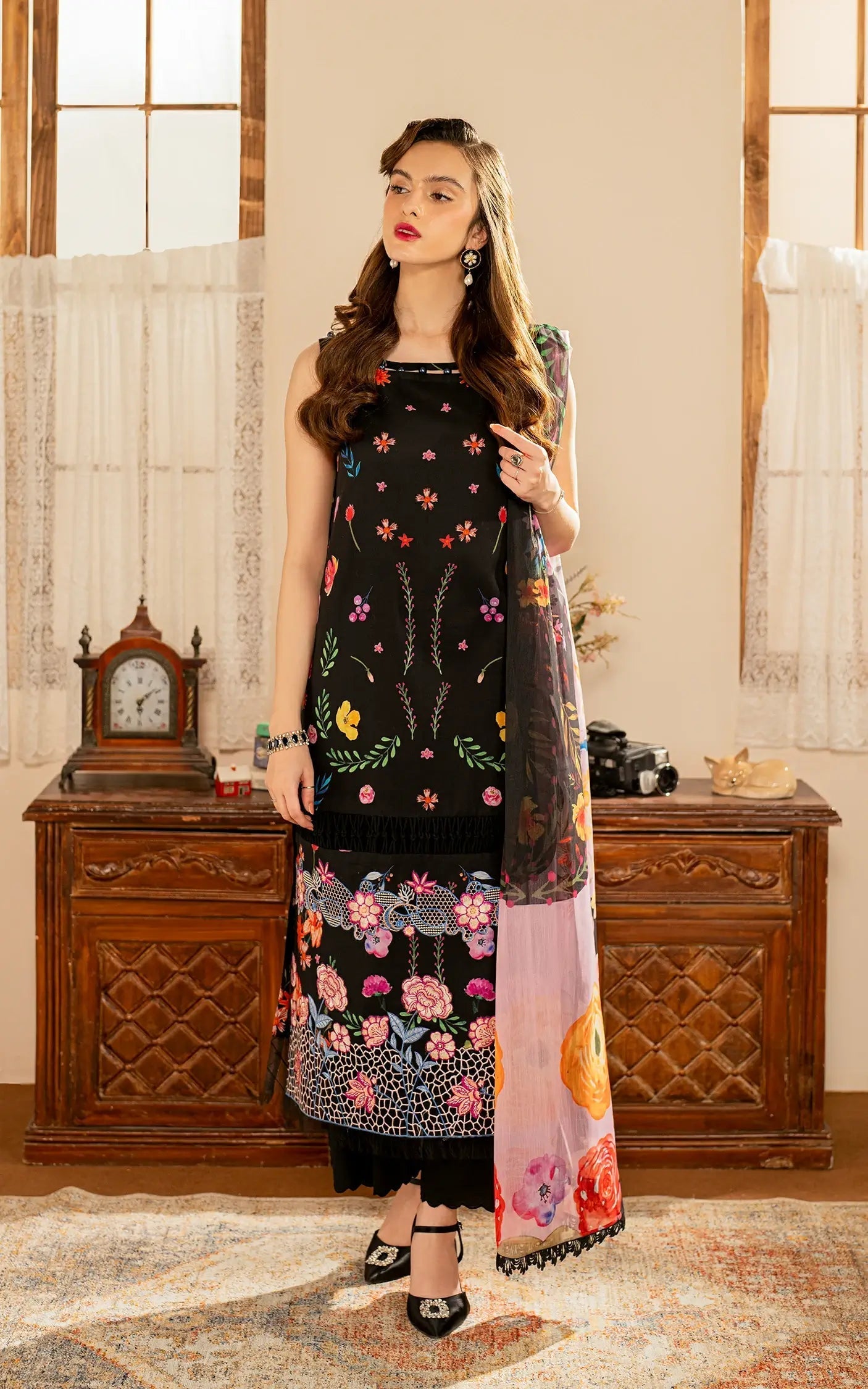 Asifa and Nabeel | Meraki Vintage 25 | Morbagh (MVL25-08) by Asifa and Nabeel - Designer Dress - Type: Ladies Clothes - Available at Libayah - 100% Original