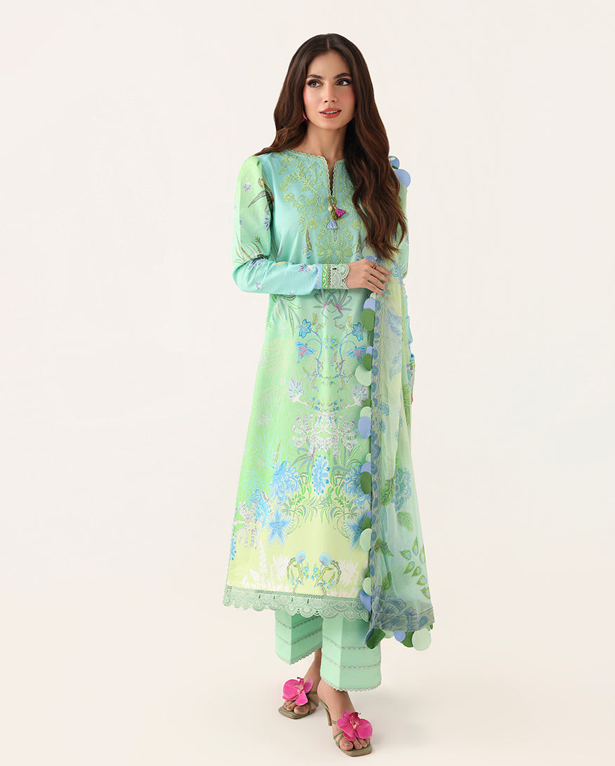 Roheenaz | Rosette Lawn | Morning Dew - Designer Dress - Type : Ladies Clothes - Available at Libayah - 100% Original