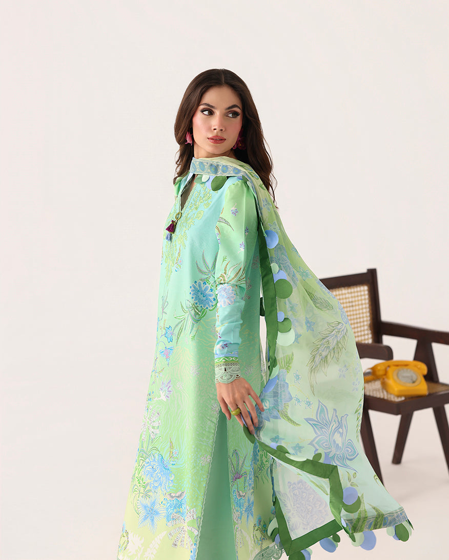 Roheenaz | Rosette Lawn | Morning Dew - Designer Dress - Type : Ladies Clothes - Available at Libayah - 100% Original