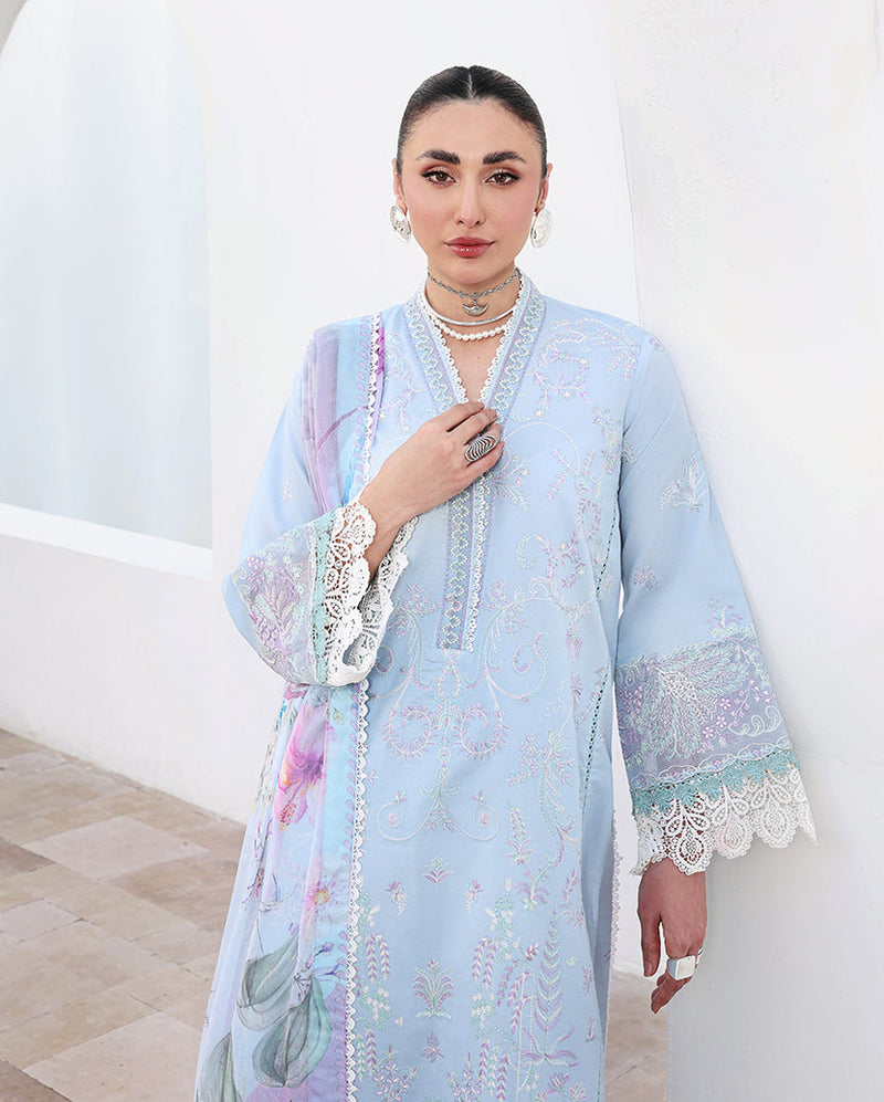 Roheenaz | Floral Reverie Luxury Lawn | Morning Petal by Roheenaz - Designer Dress  - Type : Ladies Clothes - Available at Libayah - 100% Original 