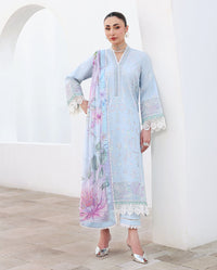 Roheenaz | Floral Reverie Luxury Lawn | Morning Petal by Roheenaz - Designer Dress  - Type : Ladies Clothes - Available at Libayah - 100% Original 