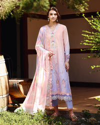 Mushq | Solace Ombre Chikankari | Morning Veil - by Libayah - Registered Vendor of : Mushq - 100% Original Designer Dress