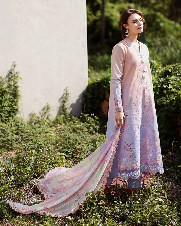 Mushq | Solace Ombre Chikankari | Morning Veil - by Libayah - Registered Vendor of : Mushq - 100% Original Designer Dress