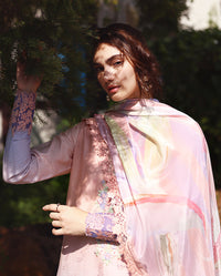 Mushq | Solace Ombre Chikankari | Morning Veil - by Libayah - Registered Vendor of : Mushq - 100% Original Designer Dress