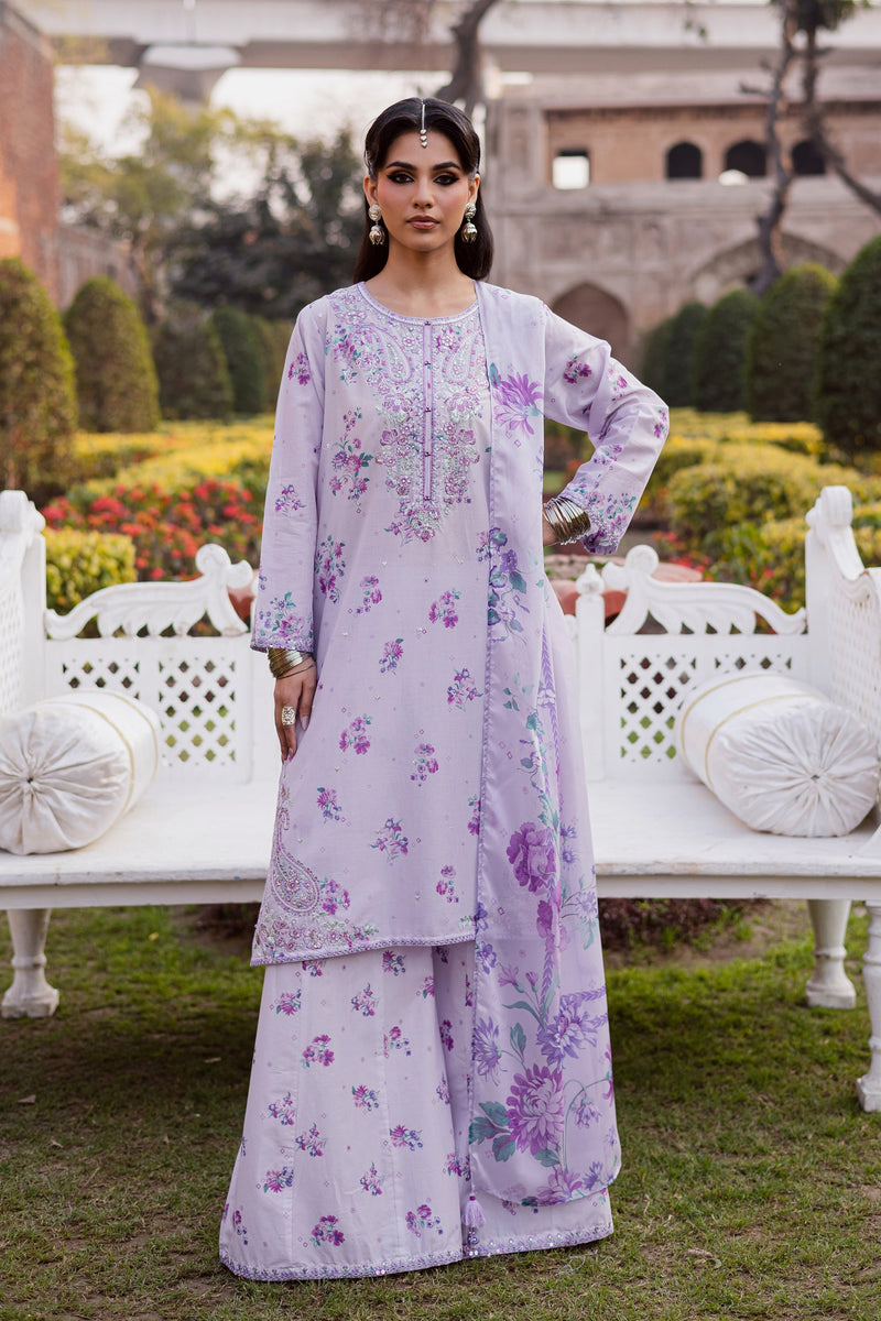 Batik | Festive Eid 26 | Morticia Lilac by Batik - Designer Dress  - Type : Ladies Clothes - Available at Libayah - 100% Original 