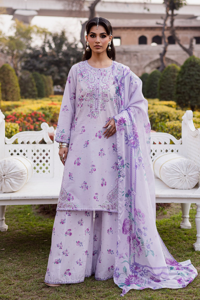 Batik | Festive Eid 26 | Morticia Lilac by Batik - Designer Dress  - Type : Ladies Clothes - Available at Libayah - 100% Original 