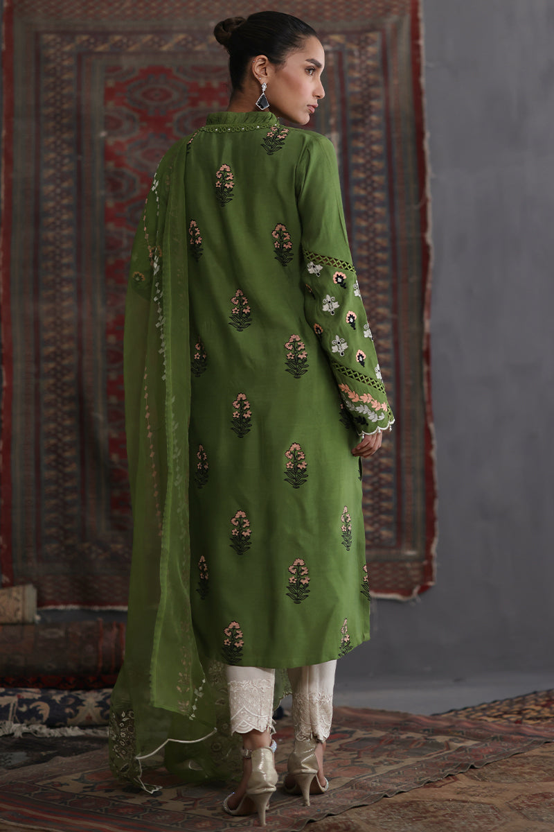 Sana Abbas | Luxury Pret | Moss by Sana Abbas - Designer Dress - Type: Ladies Clothes - Available at Libayah - 100% Original
