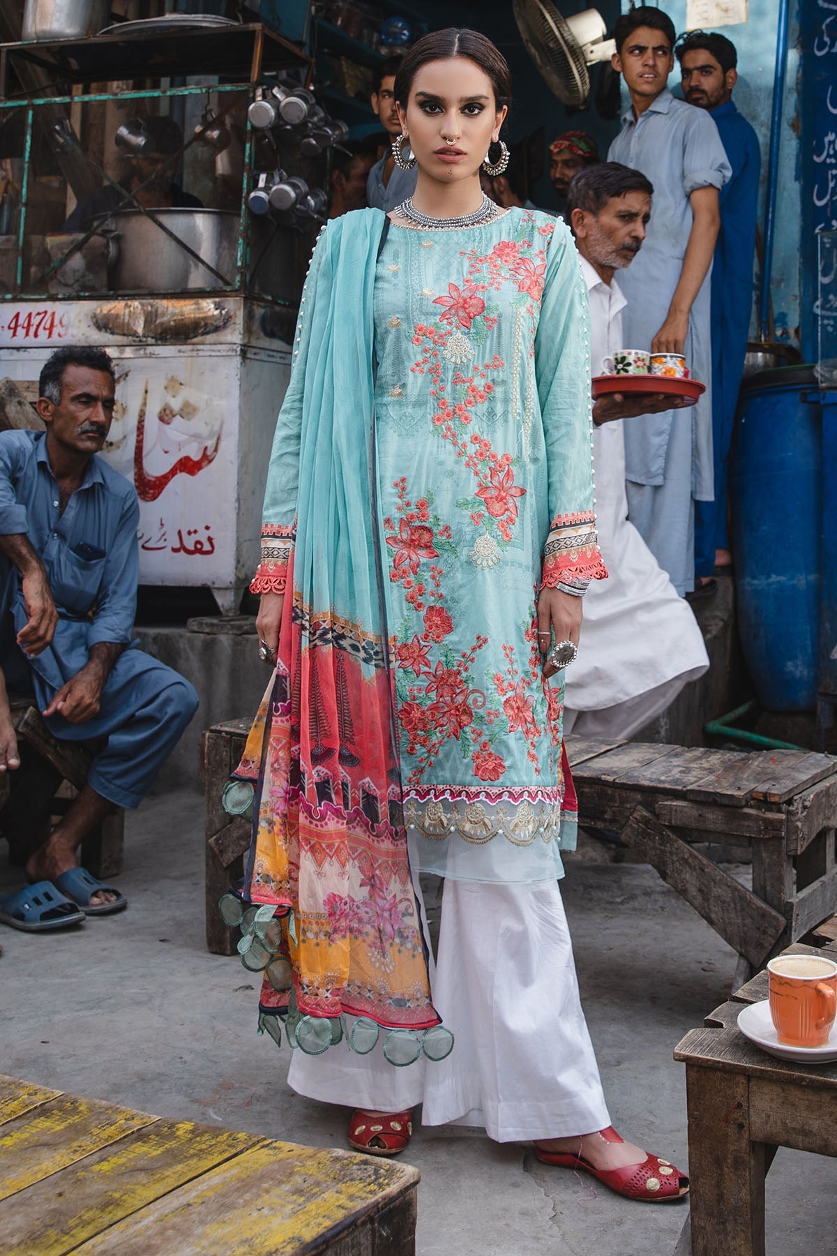 Motifz | Amal Luxury Lawn | 2936 by Motifz - Designer Dress - Type: Ladies Clothes - Available at Libayah - 100% Original