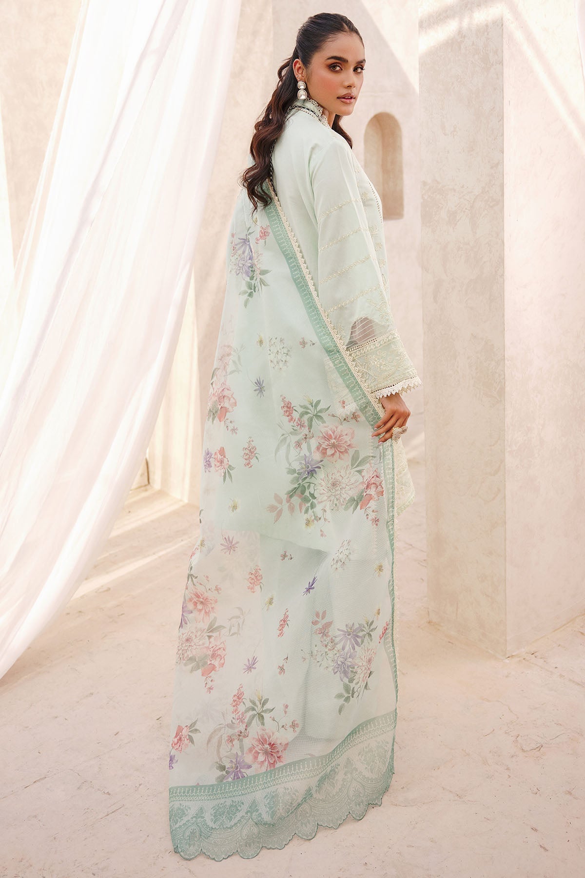 Motifz | Amal Luxury Lawn | 3743 by Motifz - Designer Dress - Type: Ladies Clothes - Available at Libayah - 100% Original