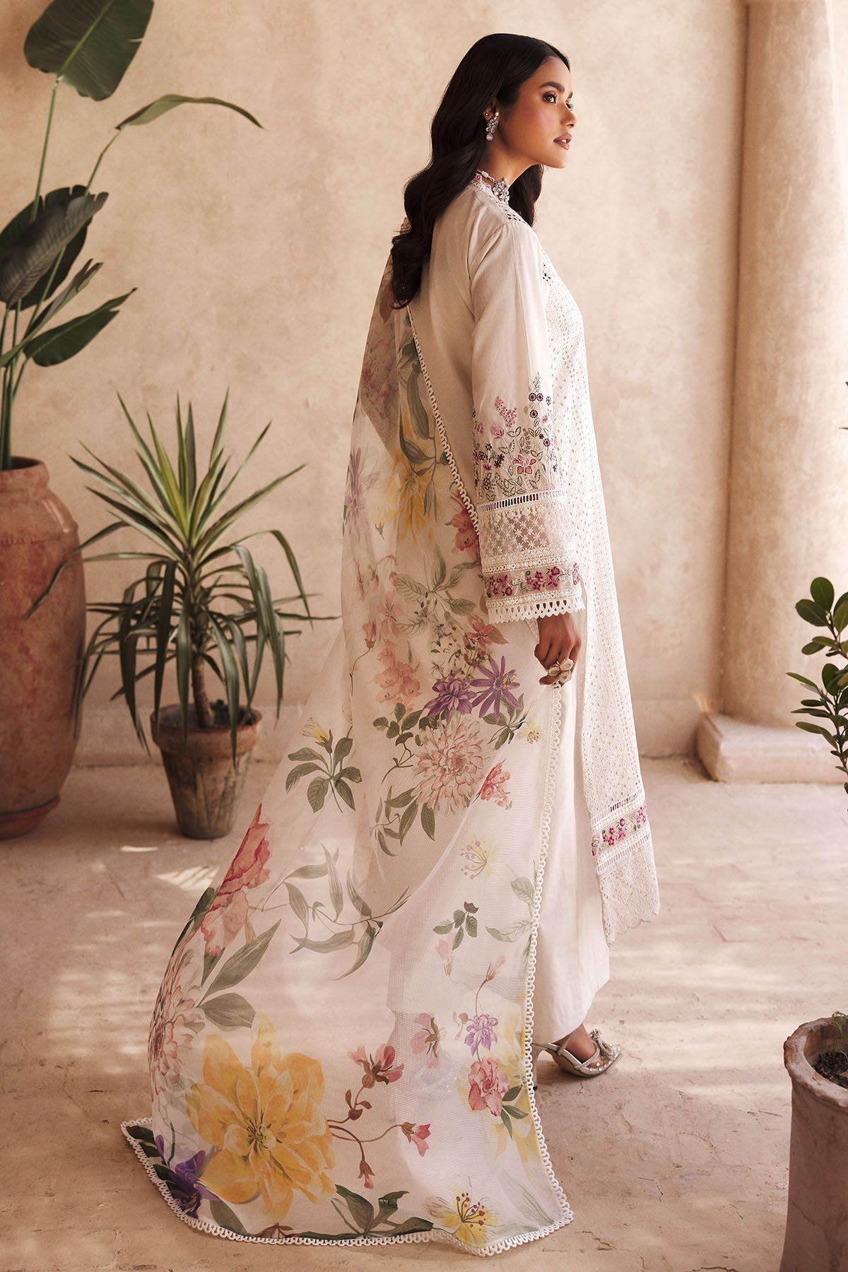Motifz | Amal Luxury Lawn | 3744 by Motifz - Designer Dress - Type: Ladies Clothes - Available at Libayah - 100% Original
