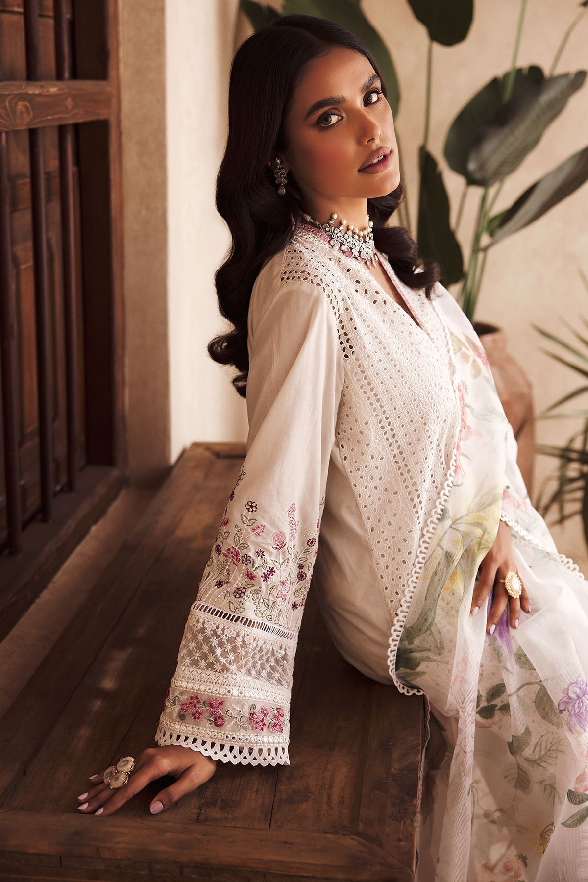 Motifz | Amal Luxury Lawn | 3744 by Motifz - Designer Dress - Type: Ladies Clothes - Available at Libayah - 100% Original