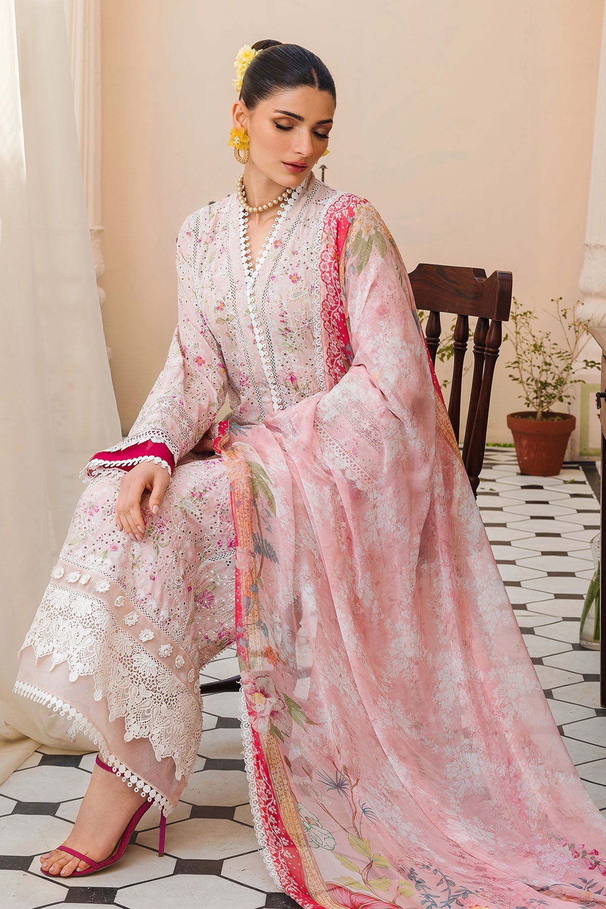 Motifz | Amal Luxury Lawn | 4621 by Motifz - Designer Dress - Type: Ladies Clothes - Available at Libayah - 100% Original