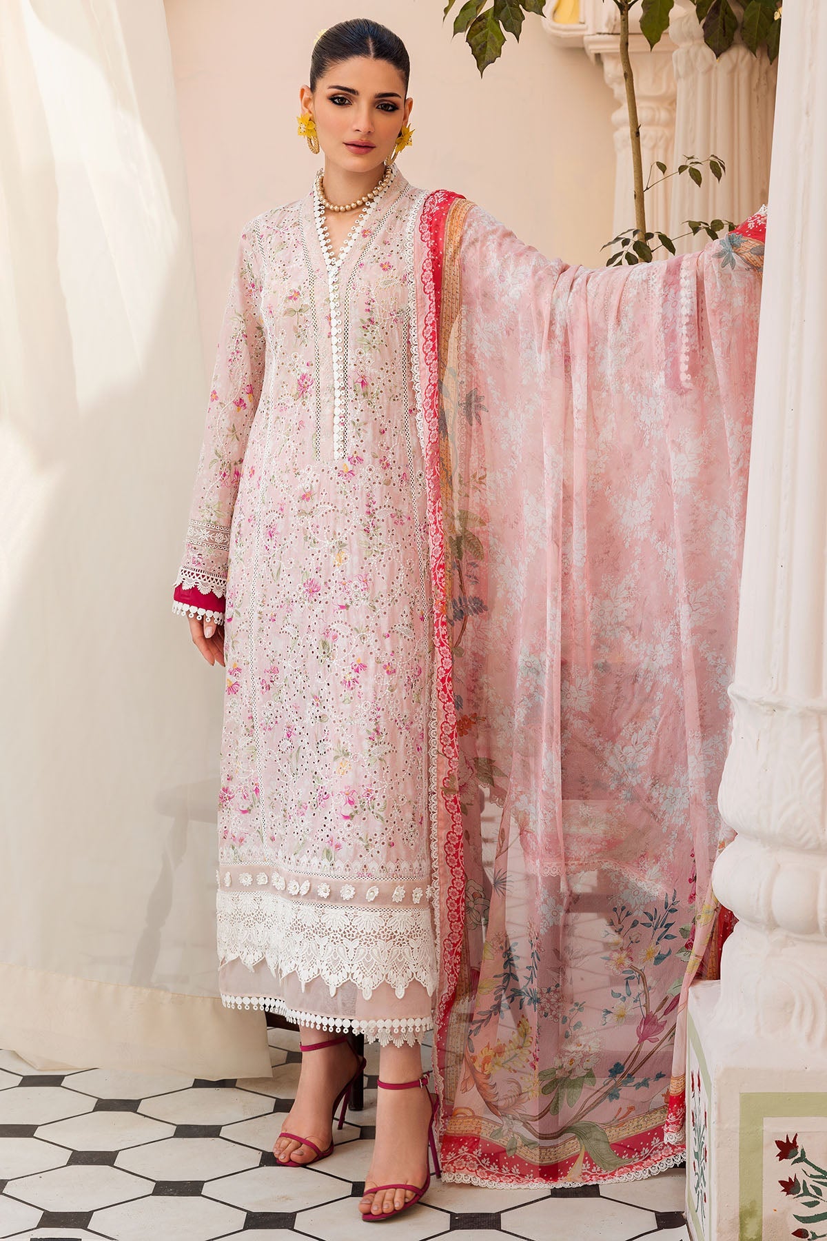 Motifz | Amal Luxury Lawn | 4621 by Motifz - Designer Dress - Type: Ladies Clothes - Available at Libayah - 100% Original