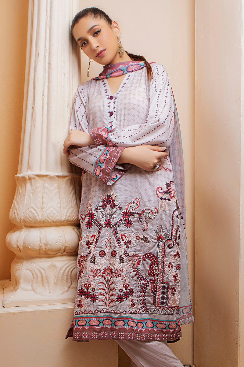Motifz | Amal Luxury Lawn | 2956 by Motifz - Designer Dress - Type: Ladies Clothes - Available at Libayah - 100% Original