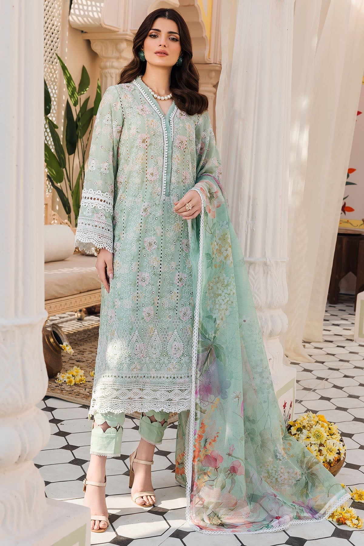 Motifz | Amal Luxury Lawn | 4624 by Motifz - Designer Dress - Type: Ladies Clothes - Available at Libayah - 100% Original