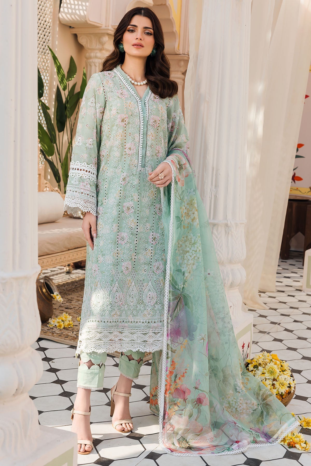 Motifz | Amal Luxury Lawn | 4624 by Motifz - Designer Dress - Type: Ladies Clothes - Available at Libayah - 100% Original