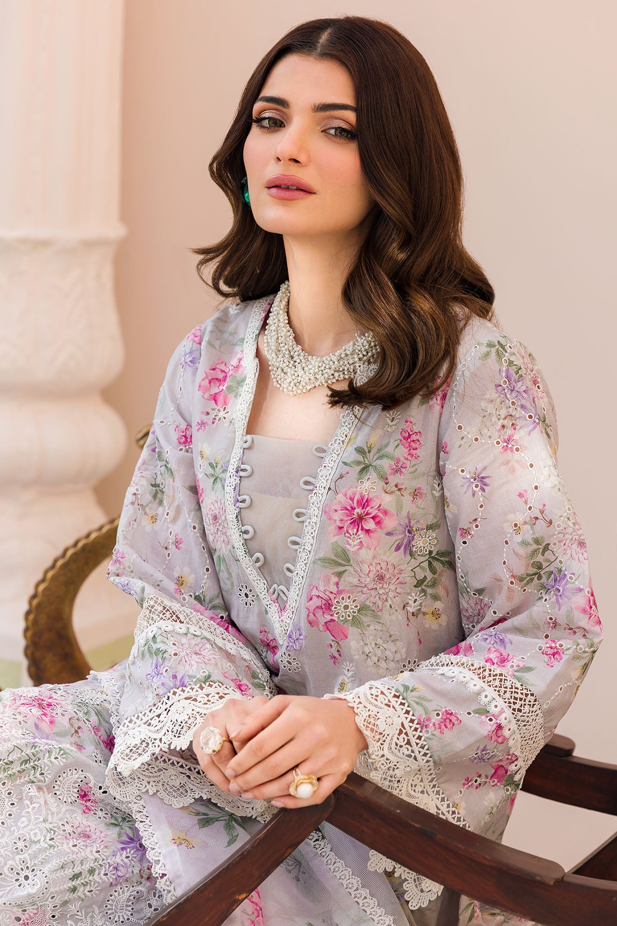 Motifz | Amal Luxury Lawn | 4625 by Motifz - Designer Dress - Type: Ladies Clothes - Available at Libayah - 100% Original
