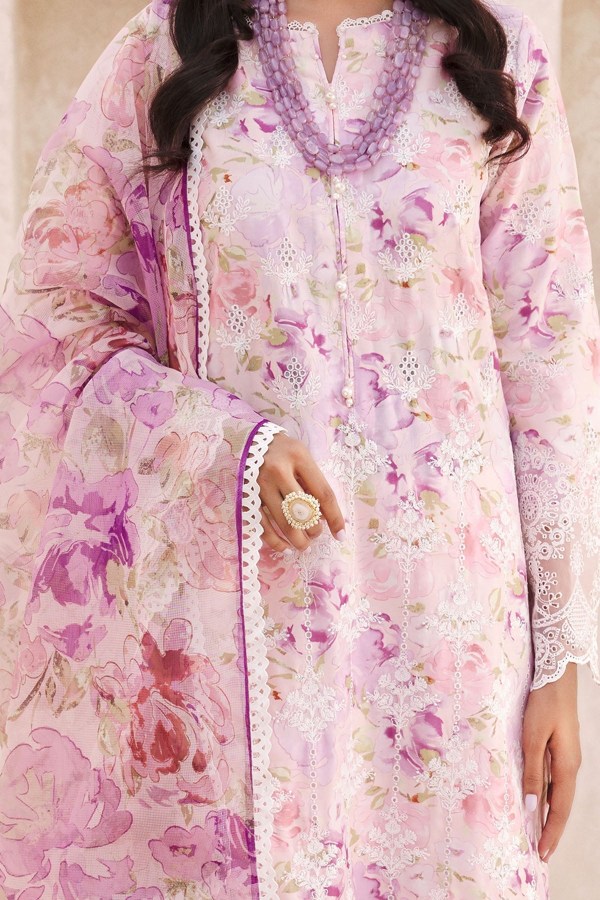 Motifz | Amal Luxury Lawn | 3738 by Motifz - Designer Dress - Type: Ladies Clothes - Available at Libayah - 100% Original