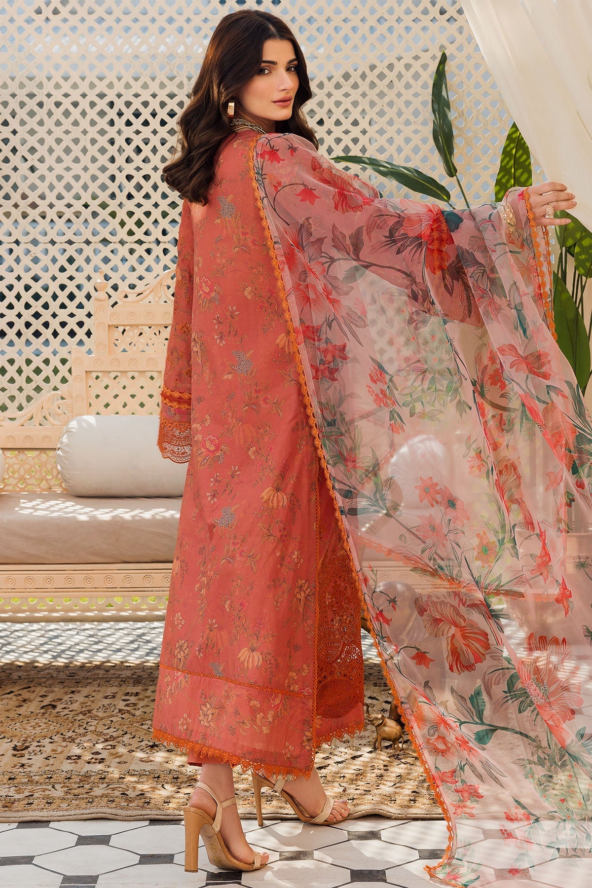 Motifz | Amal Luxury Lawn | 4626 by Motifz - Designer Dress - Type: Ladies Clothes - Available at Libayah - 100% Original