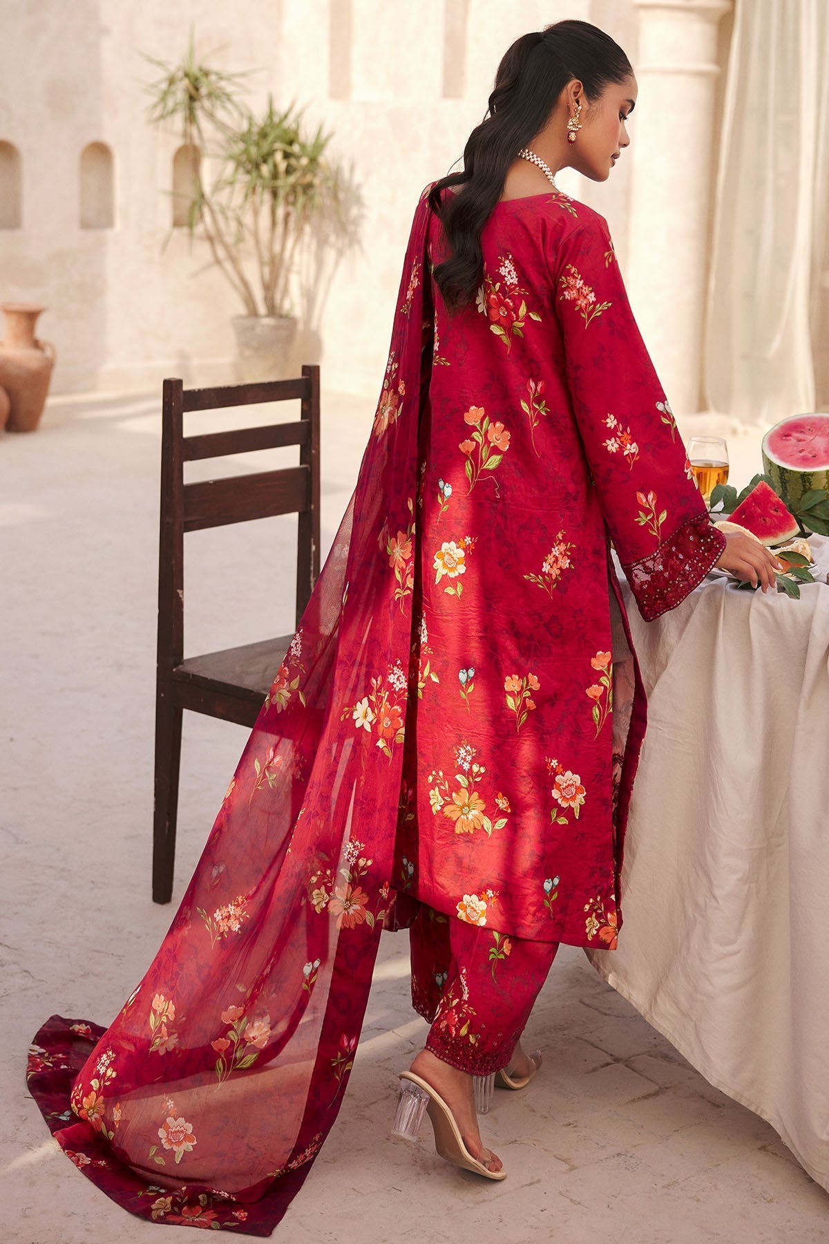 Motifz | Amal Luxury Lawn | 3740 by Motifz - Designer Dress - Type: Ladies Clothes - Available at Libayah - 100% Original