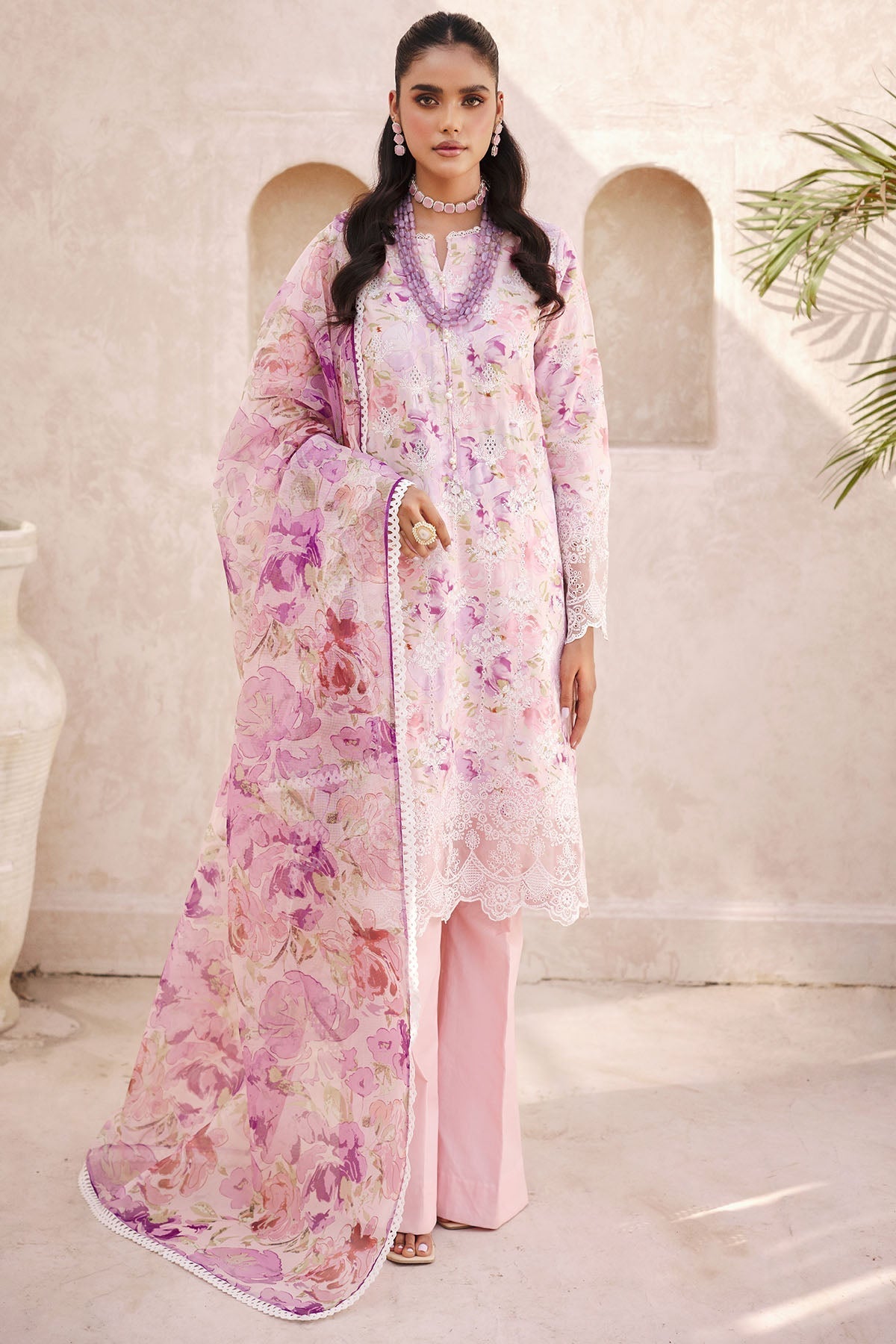 Motifz | Amal Luxury Lawn | 3738 by Motifz - Designer Dress - Type: Ladies Clothes - Available at Libayah - 100% Original