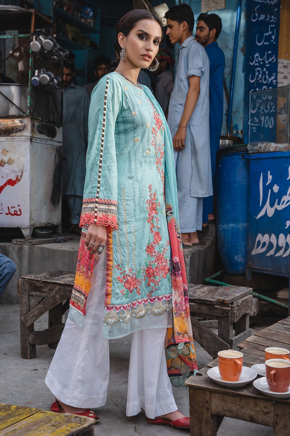 Motifz | Amal Luxury Lawn | 2936 by Motifz - Designer Dress - Type: Ladies Clothes - Available at Libayah - 100% Original
