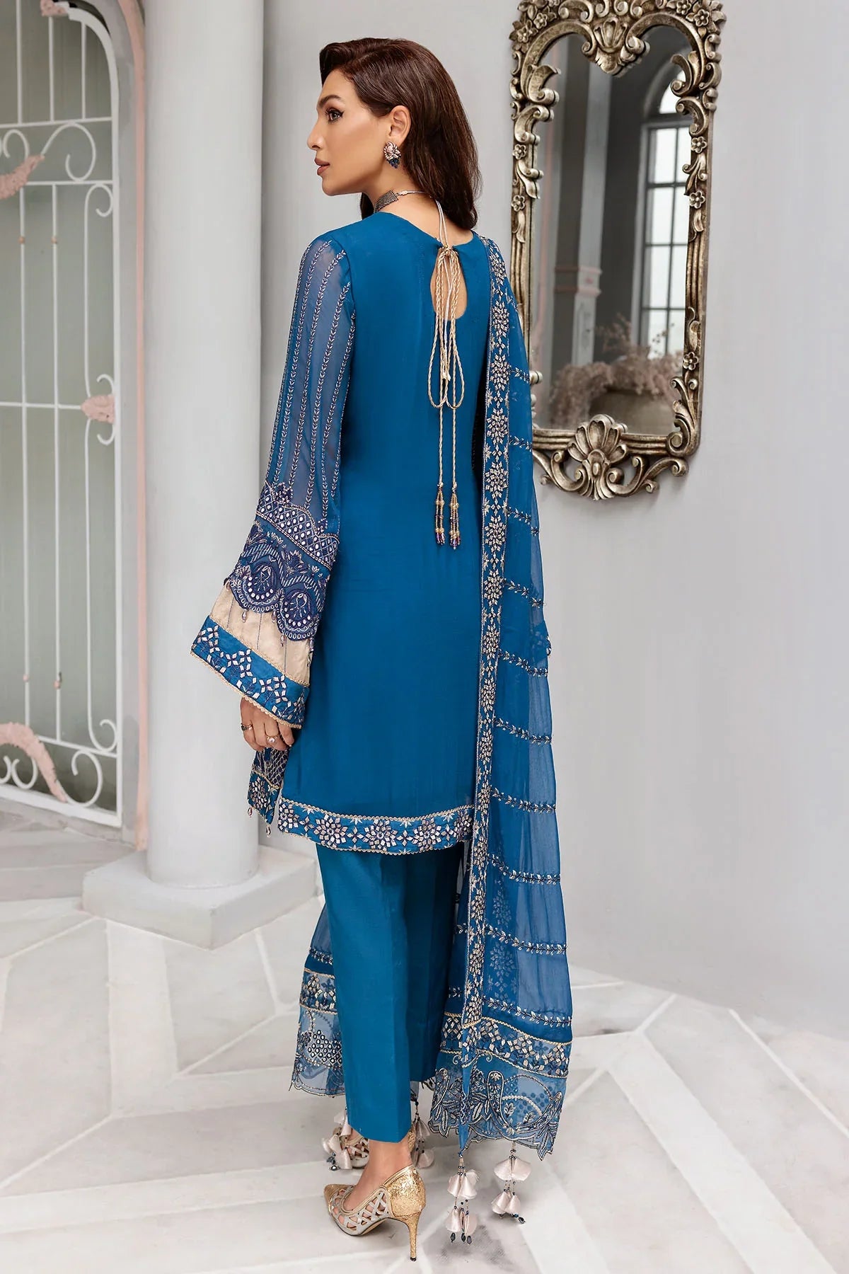 Motifz | Premium Embroidered Formals 24 | 3395 by Motifz - Designer Dress - Type: Ladies Clothes - Available at Libayah - 100% Original