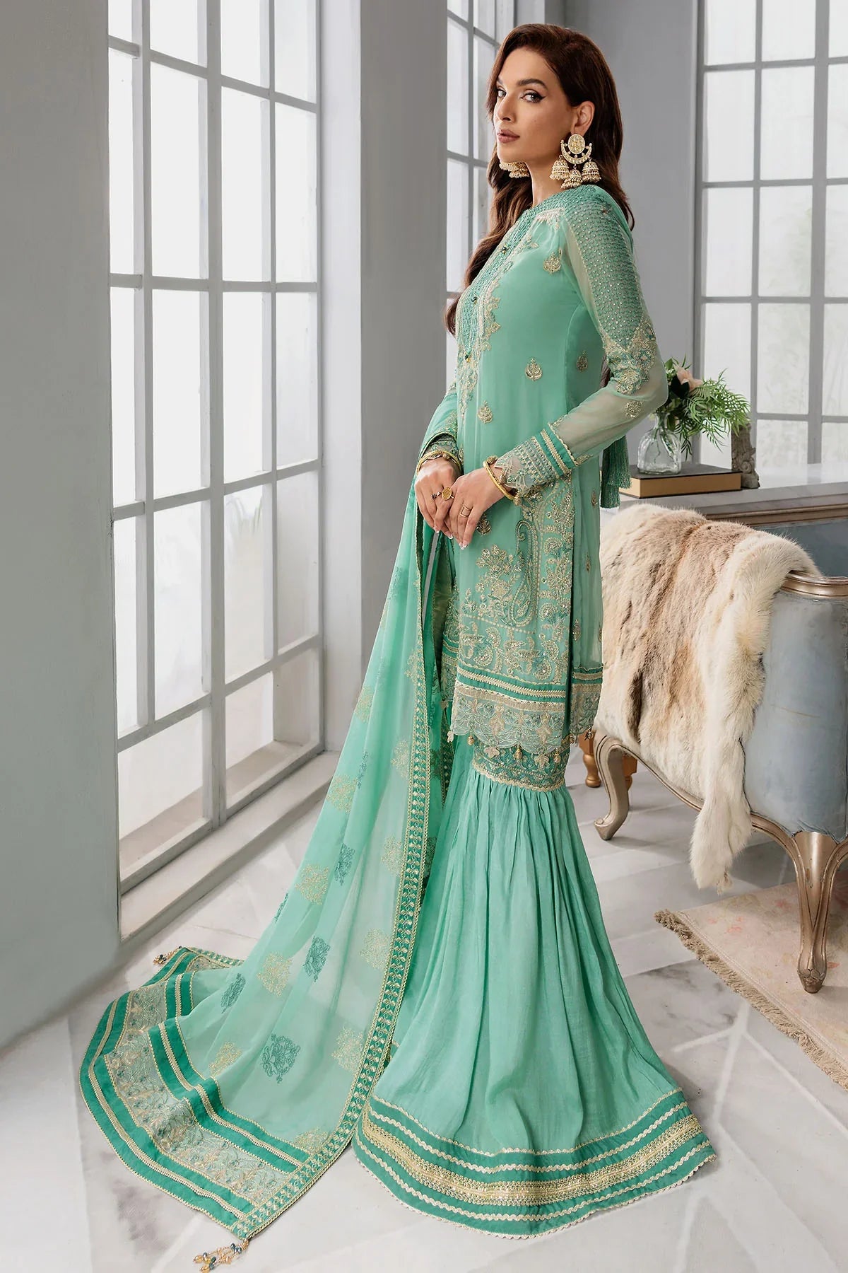 Motifz | Premium Embroidered Formals 24 | 3396 by Motifz - Designer Dress - Type: Ladies Clothes - Available at Libayah - 100% Original