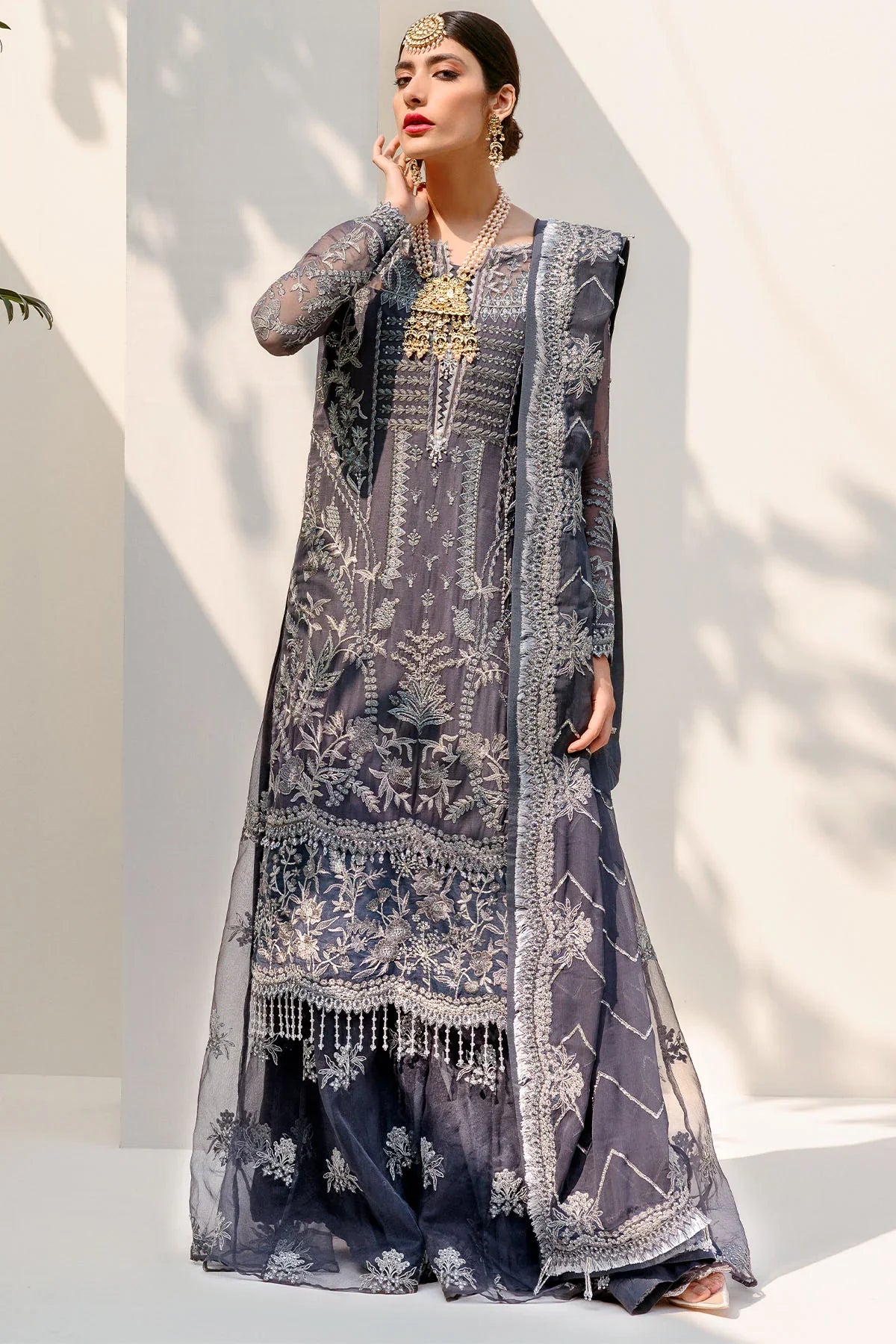 Motifz | Premium Embroidered Formals 24 | 3190 by Motifz - Designer Dress - Type: Ladies Clothes - Available at Libayah - 100% Original