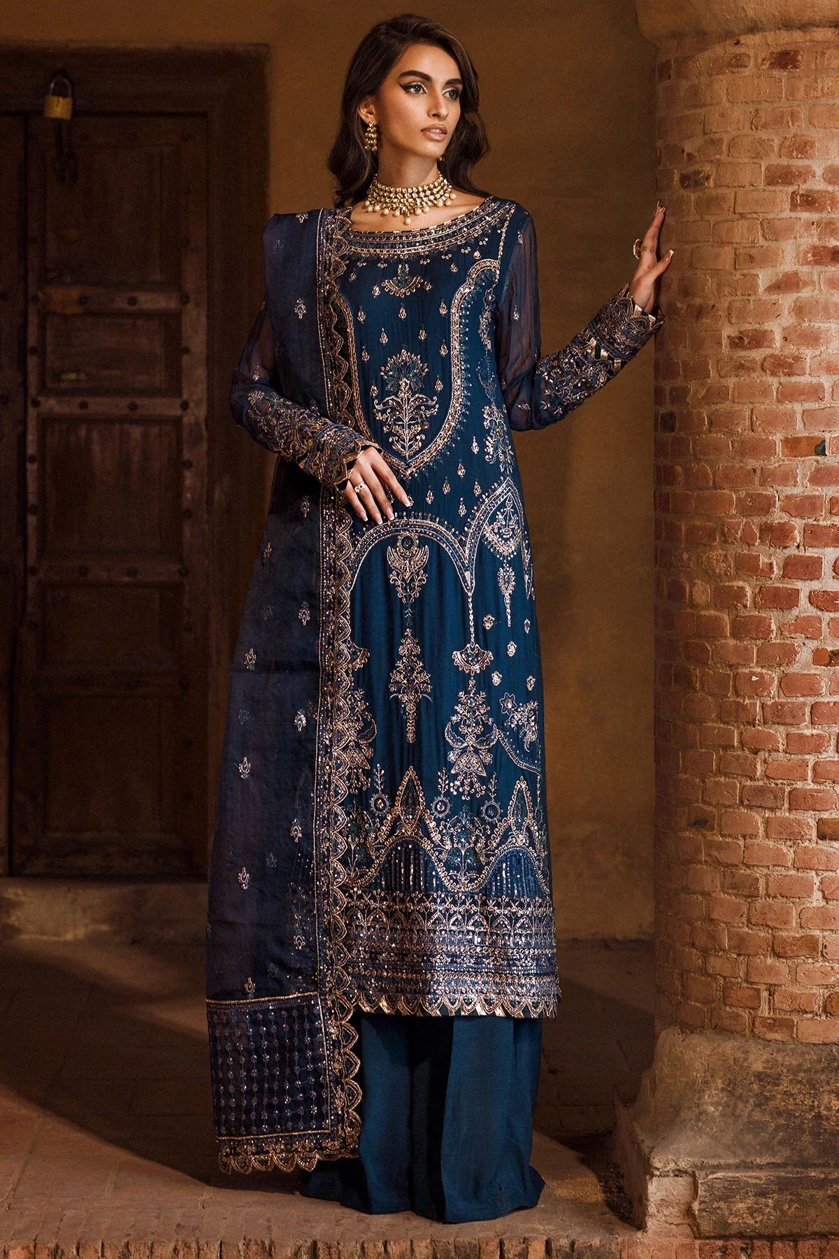Motifz | Premium Embroidered Formals 24 | 4126 by Motifz - Designer Dress - Type: Ladies Clothes - Available at Libayah - 100% Original
