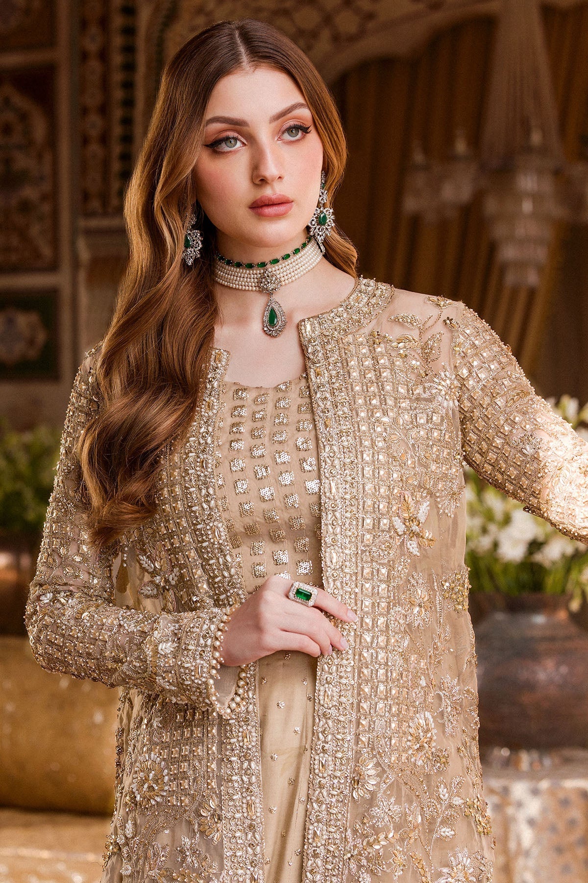 Motifz | Bridal Couture | 0003-KHAWAISH by Motifz - Designer Dress - Type: Ladies Clothes - Available at Libayah - 100% Original