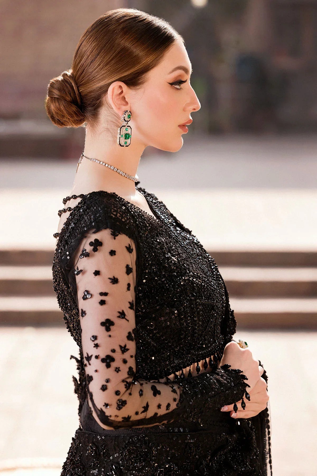 Motifz | Bridal Couture | 0009-PASBAN by Motifz - Designer Dress - Type: Ladies Clothes - Available at Libayah - 100% Original