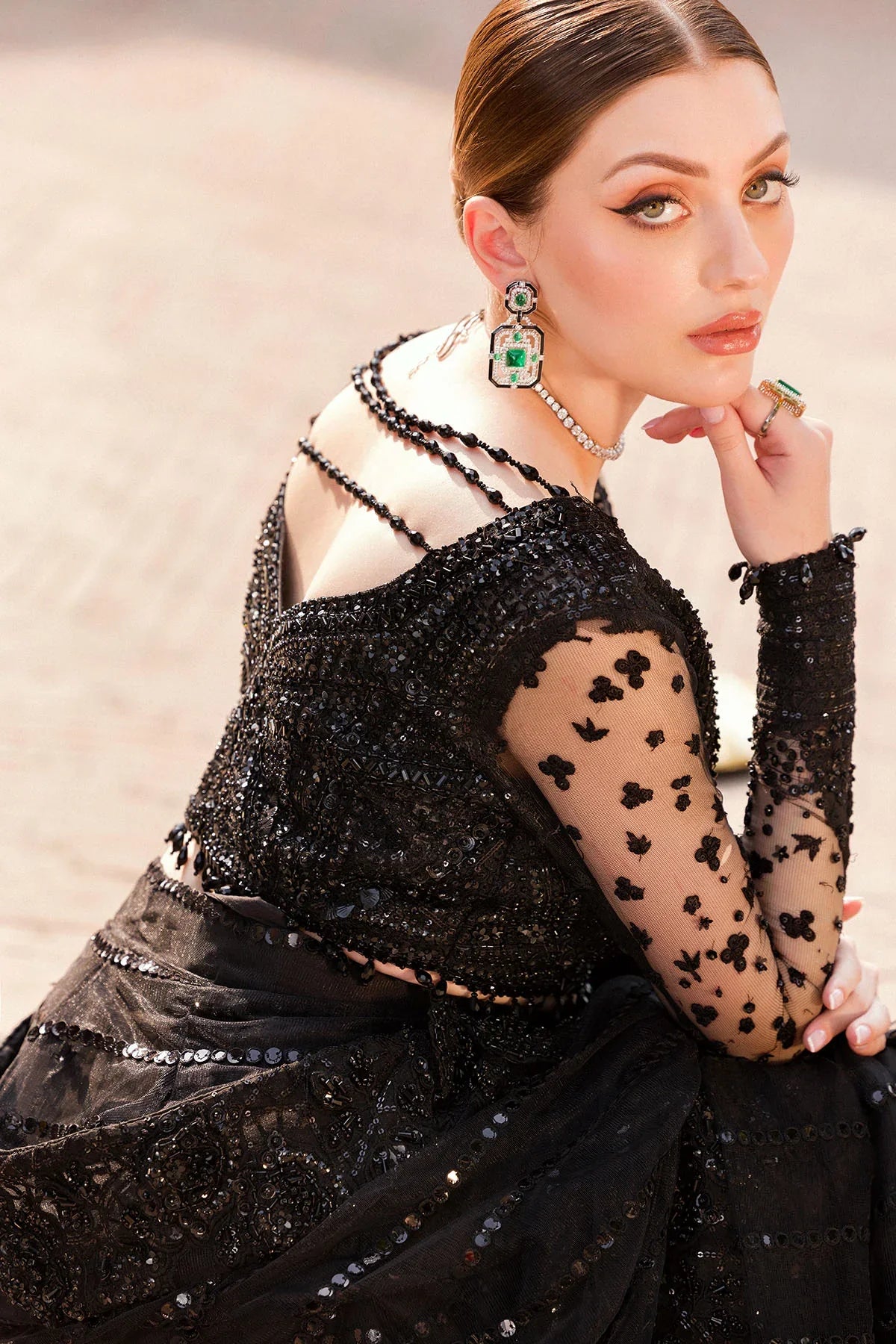 Motifz | Bridal Couture | 0009-PASBAN by Motifz - Designer Dress - Type: Ladies Clothes - Available at Libayah - 100% Original