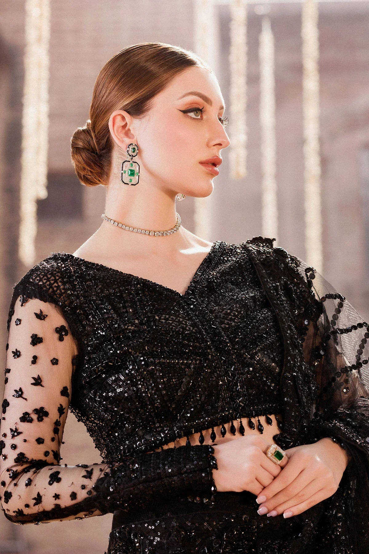 Motifz | Bridal Couture | 0009-PASBAN by Motifz - Designer Dress - Type: Ladies Clothes - Available at Libayah - 100% Original
