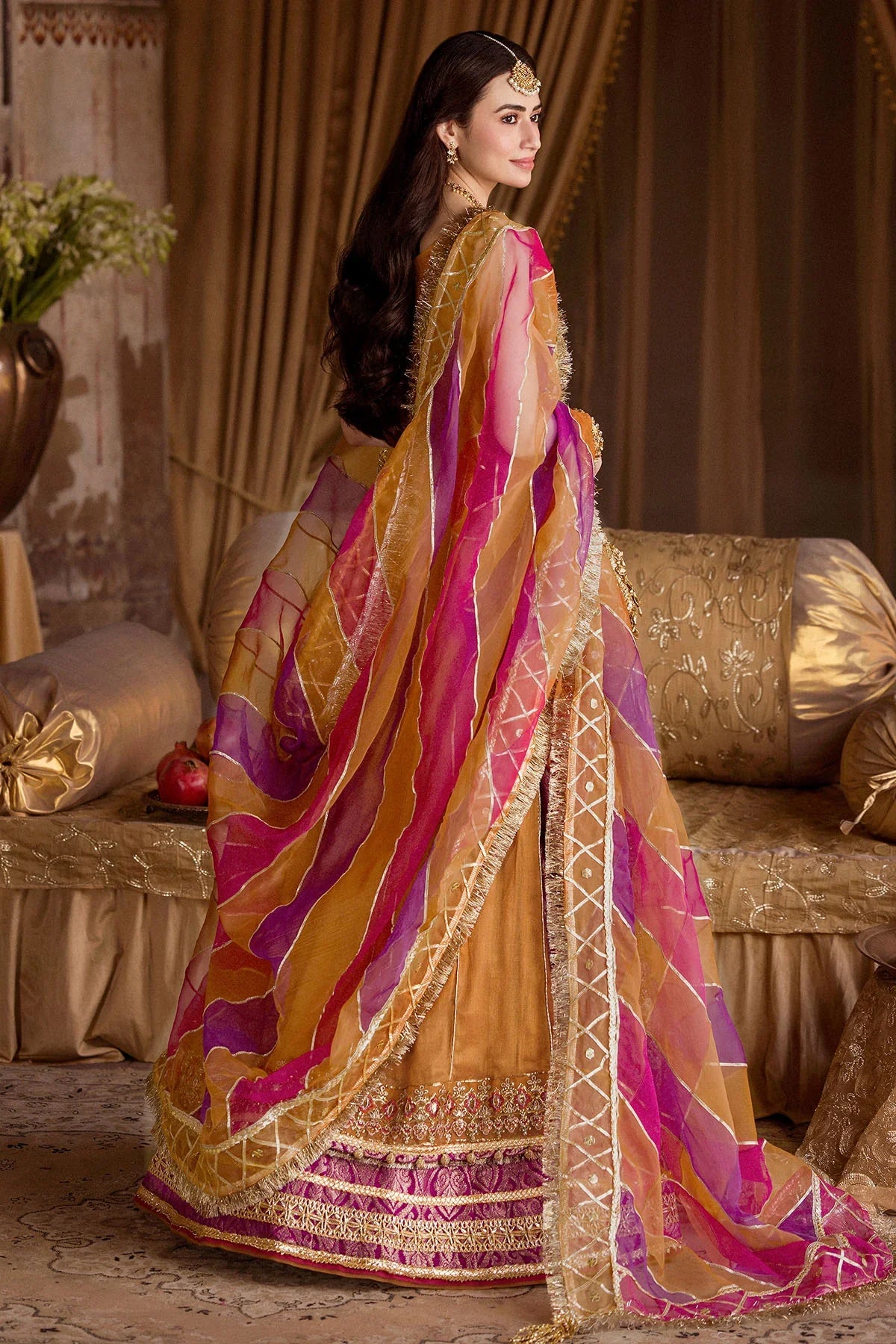 Motifz | Bridal Couture | 0010-SANGEET by Motifz - Designer Dress - Type: Ladies Clothes - Available at Libayah - 100% Original