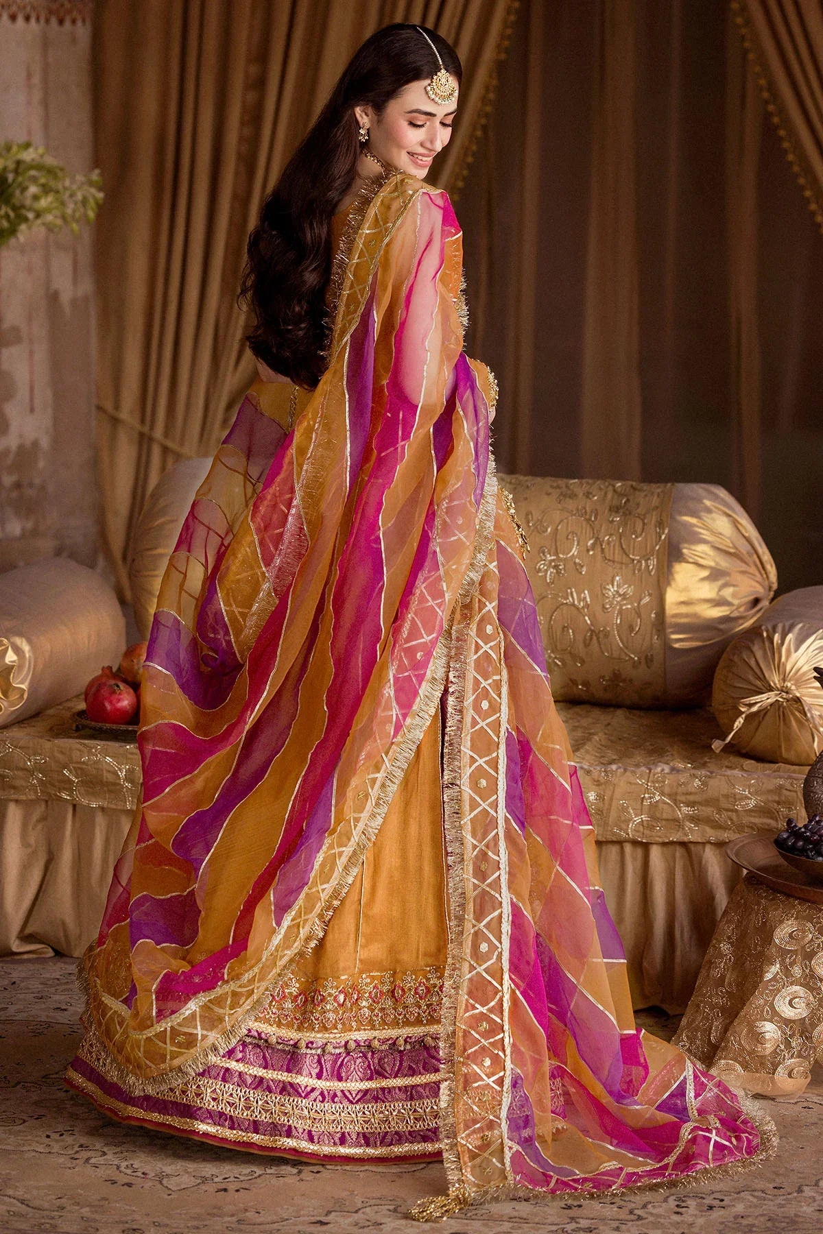 Motifz | Bridal Couture | 0010-SANGEET by Motifz - Designer Dress - Type: Ladies Clothes - Available at Libayah - 100% Original