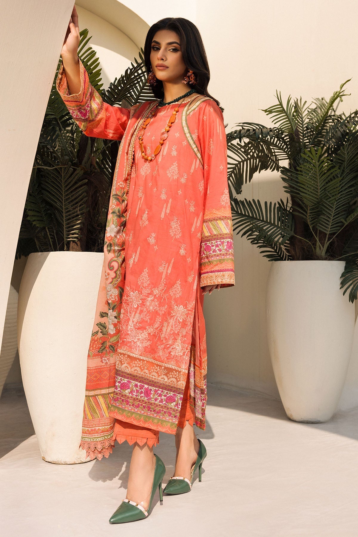 Motifz | Umang Luxury Lawn | A-03 by Motifz - Designer Dress - Type: Ladies Clothes - Available at Libayah - 100% Original