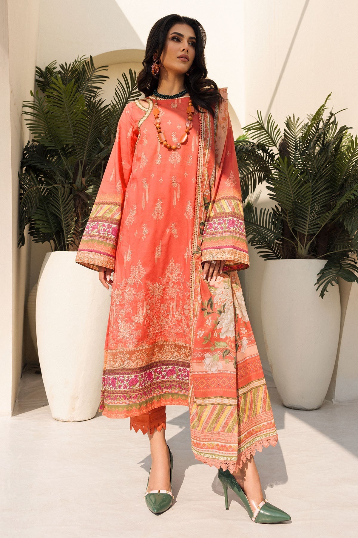 Motifz | Umang Luxury Lawn | A-03 by Motifz - Designer Dress - Type: Ladies Clothes - Available at Libayah - 100% Original