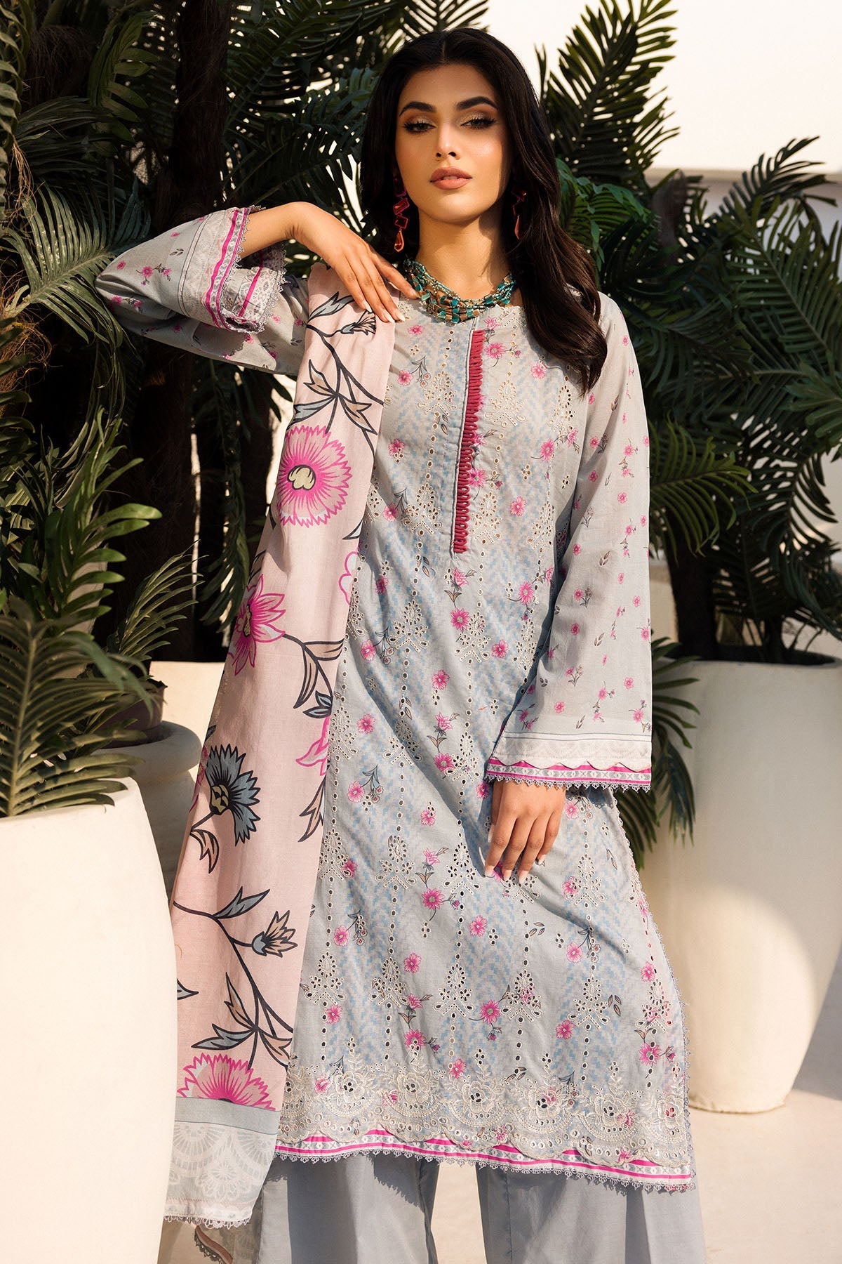 Motifz | Umang Luxury Lawn | A-04 by Motifz - Designer Dress - Type: Ladies Clothes - Available at Libayah - 100% Original
