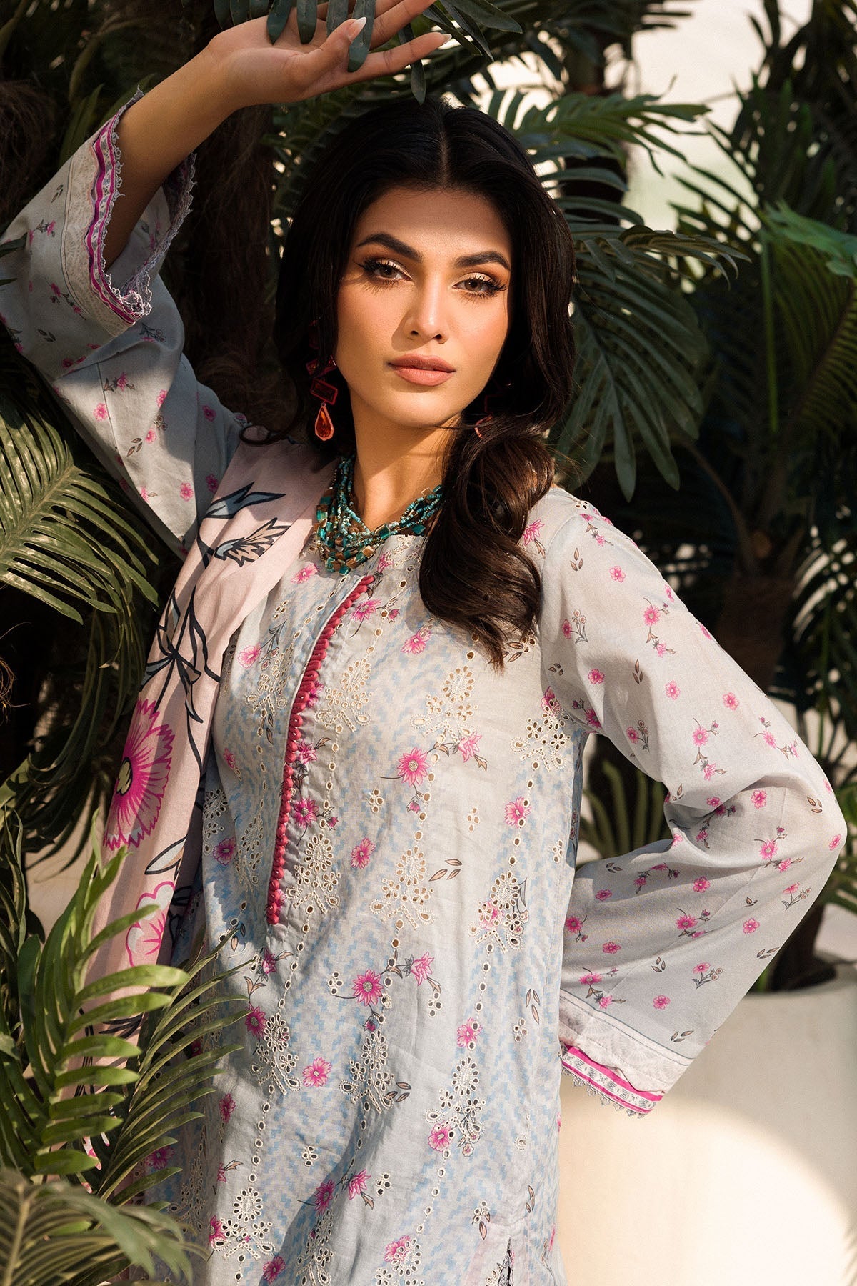 Motifz | Umang Luxury Lawn | A-04 by Motifz - Designer Dress - Type: Ladies Clothes - Available at Libayah - 100% Original