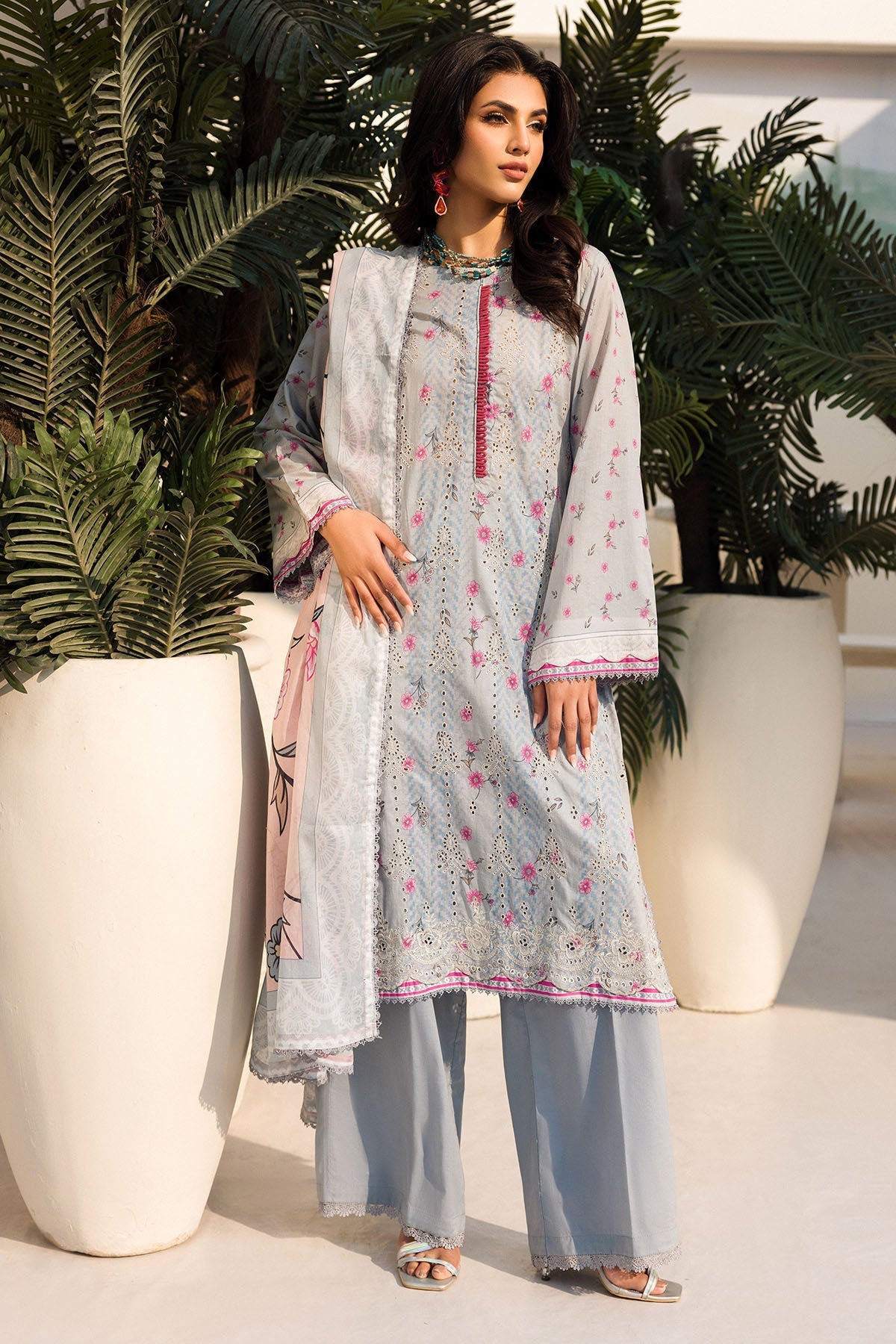 Motifz | Umang Luxury Lawn | A-04 by Motifz - Designer Dress - Type: Ladies Clothes - Available at Libayah - 100% Original