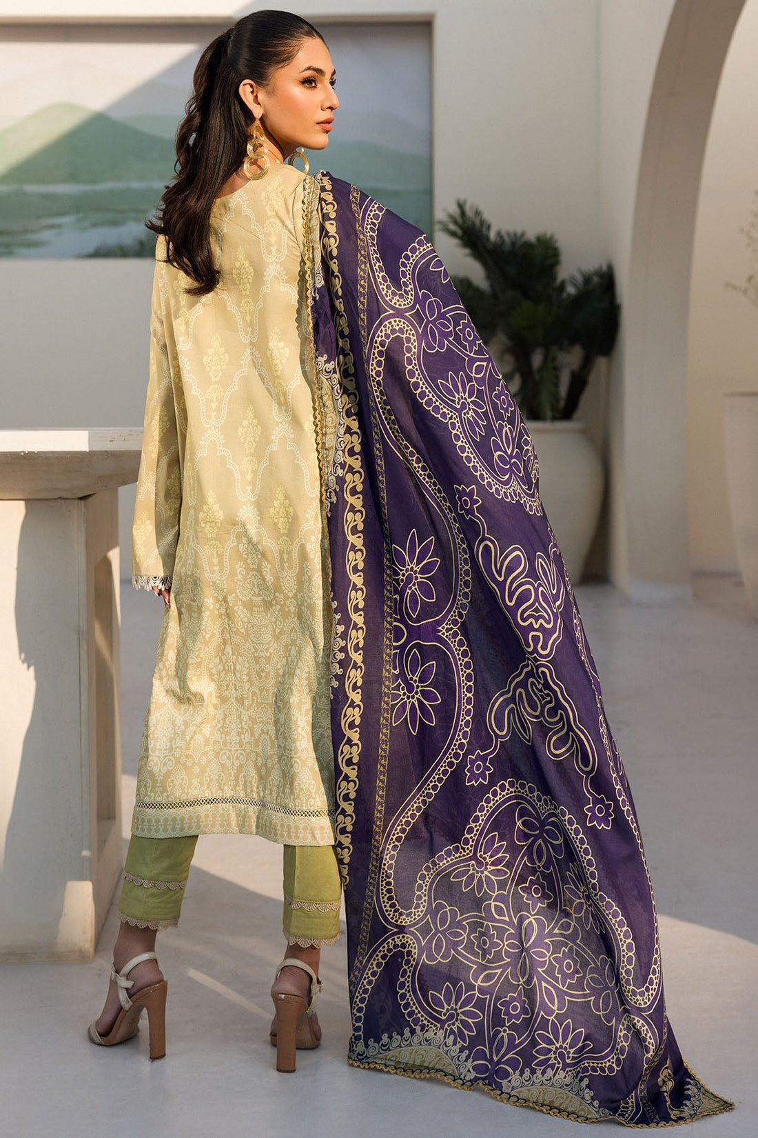 Motifz | Umang Luxury Lawn | A-05 by Motifz - Designer Dress - Type: Ladies Clothes - Available at Libayah - 100% Original