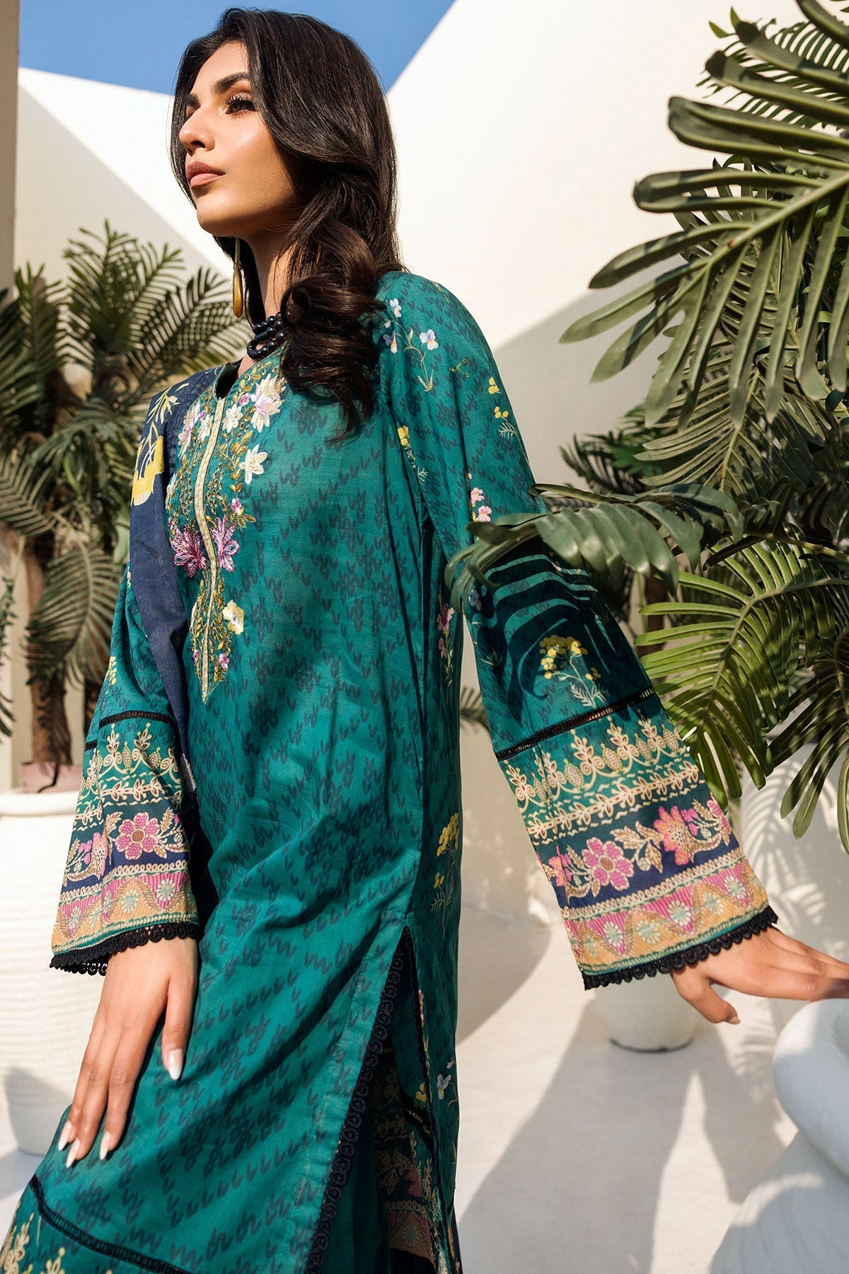 Motifz | Umang Luxury Lawn | A-06 by Motifz - Designer Dress - Type: Ladies Clothes - Available at Libayah - 100% Original