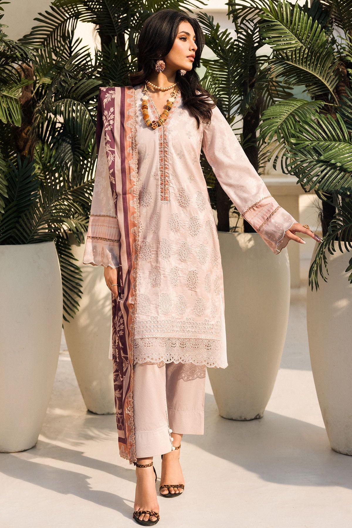 Motifz | Umang Luxury Lawn | A-07 by Motifz - Designer Dress - Type: Ladies Clothes - Available at Libayah - 100% Original
