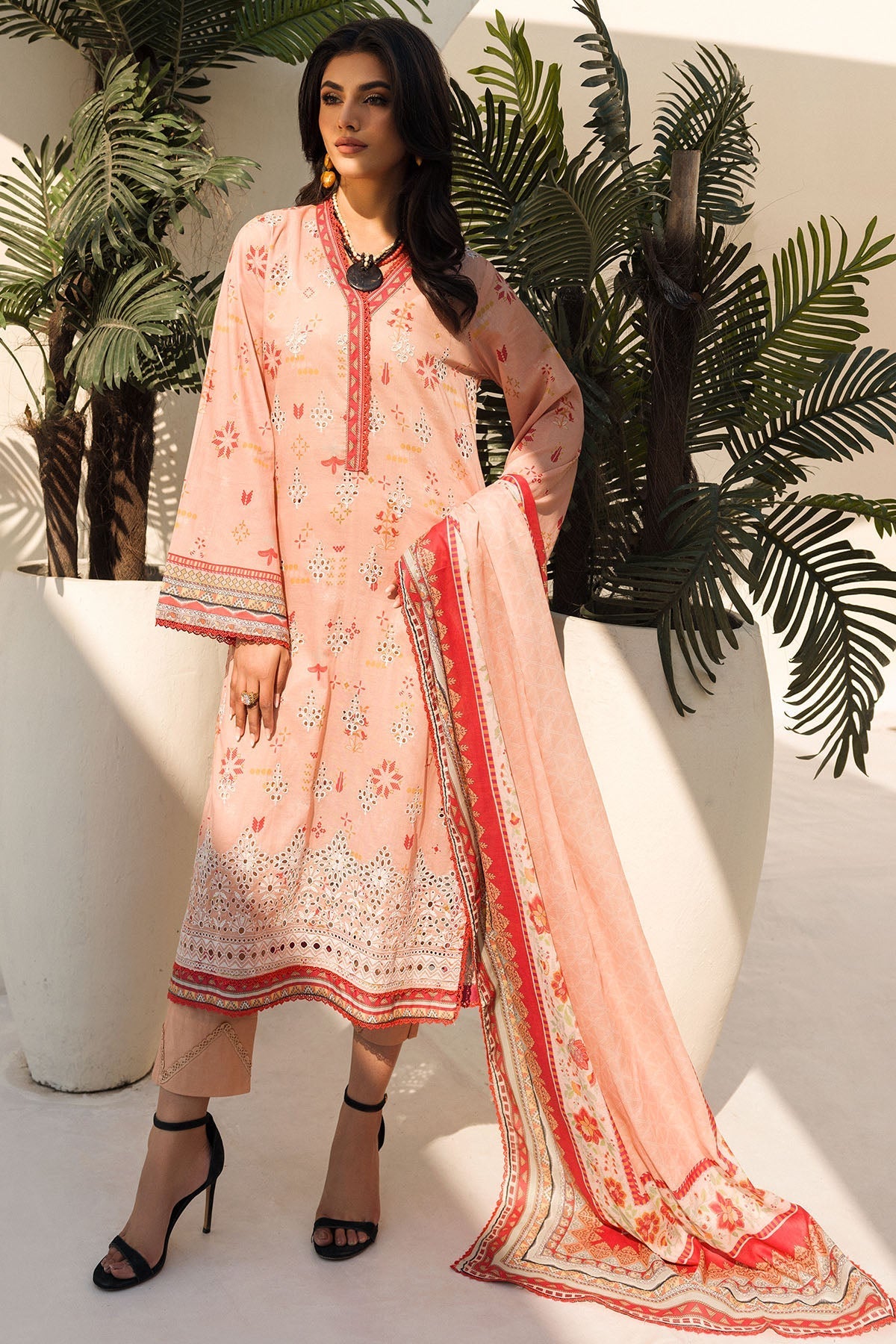 Motifz | Umang Luxury Lawn | A-09 by Motifz - Designer Dress - Type: Ladies Clothes - Available at Libayah - 100% Original